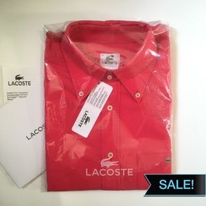 Lacoste Men's Long Sleeves Button-Down Shirt